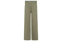 Olsen Women's 100% Linen Anna Fit Wide Leg Pull-On Pant