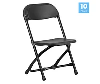 10 Pack Kids Plastic Folding Chair Daycare Home School Furniture