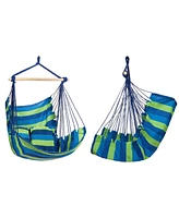 Sorbus Hanging Rope Hammock Chair Swing Seat