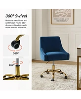 Hulala Home Modern Cute Desk Chair with Adjustable Swivel