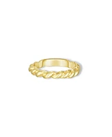 The Lovery Thick Twisted Gold Band