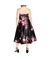 City Chic Plus Tiffany Bloom Dress