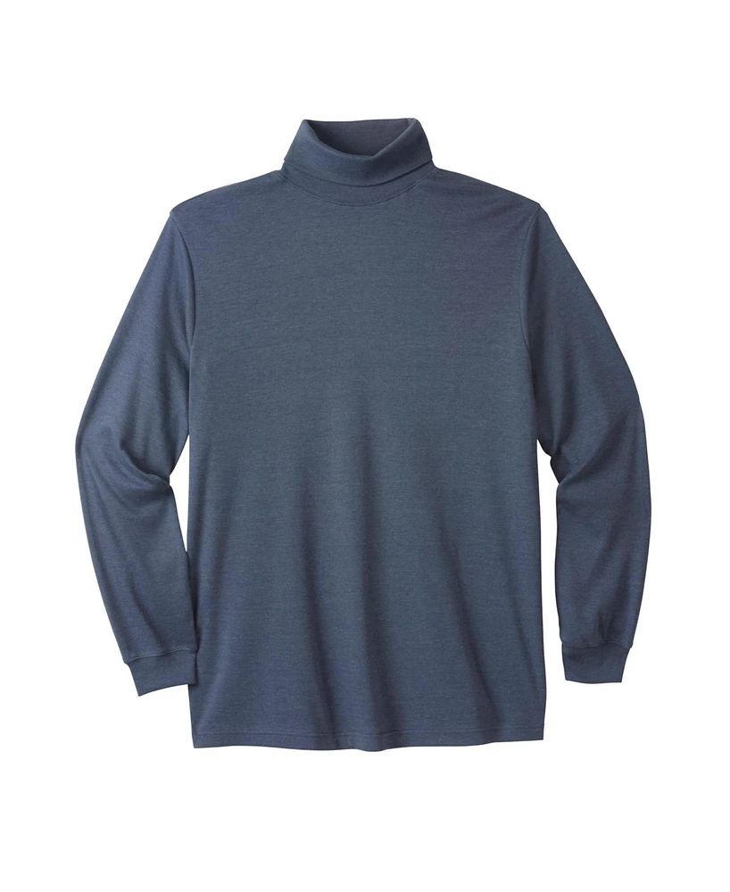 KingSize Men's Big & Tall Turtleneck Long-Sleeve Tee