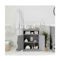 Merrick Lane Vigo Bathroom Storage Cabinet With Adjustable Shelf
