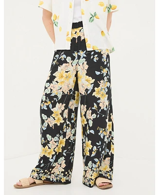 FatFace Women's Jenna Citrus Floral Trousers