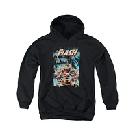 Justice League Boys of America Youth Electric Chair Pull Over Hoodie / Hooded Sweatshirt