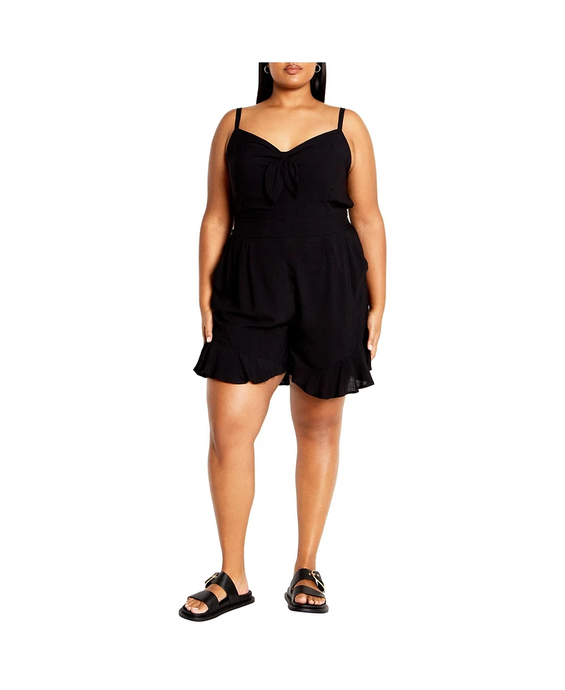 City Chic Women's Oasis Romper