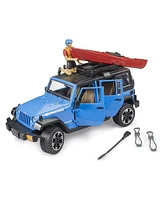 Bruder 1/16 Jeep Wrangler Rubicon Unlimited with Kayak and Kayaker