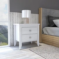 Streamdale Furniture Windsor 2-Drawer Nightstand