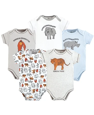 Touched by Nature Baby Boys Organic Cotton Bodysuits