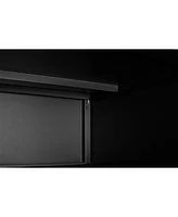 Office Furniture Copier Cabinet Black 2 Door Steel Copier Stand Mobile Pedestal File Printer Stand