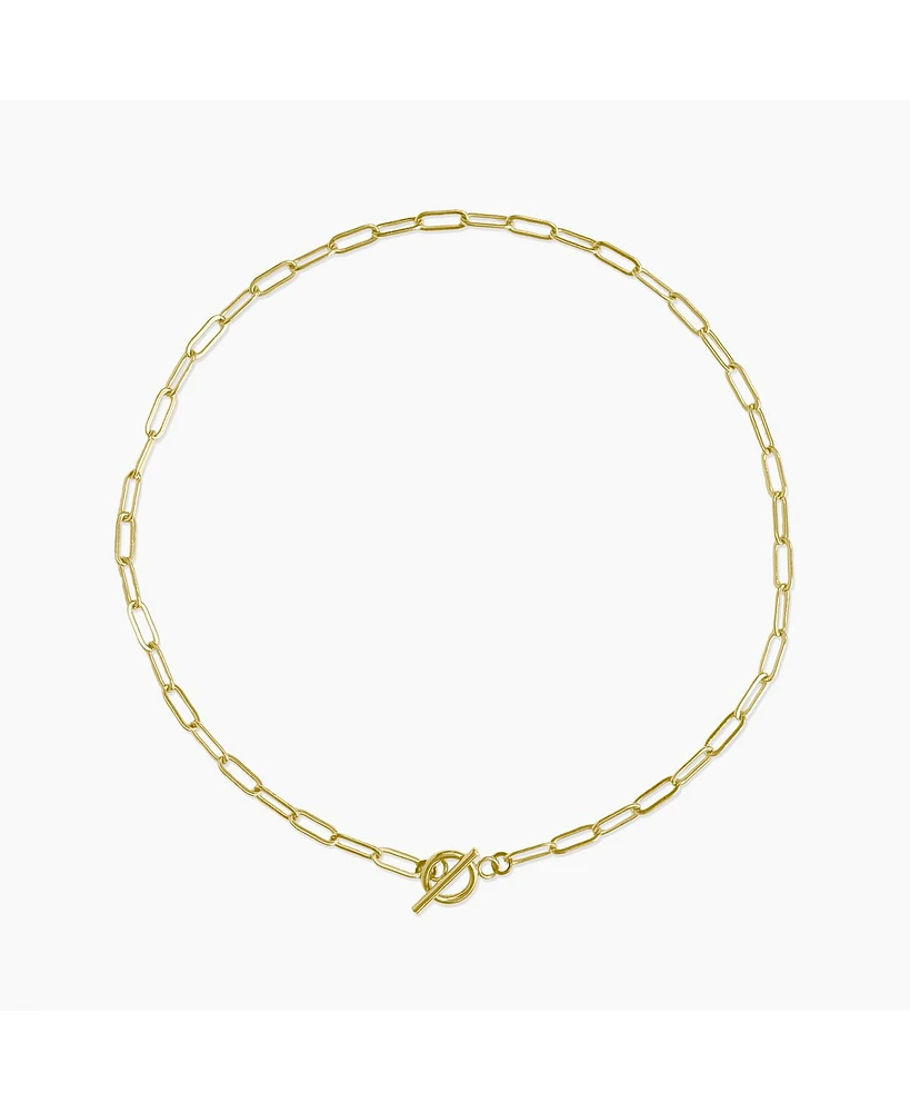 sanctuaire Dainty Link Chain Necklace Gold