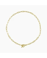 sanctuaire Dainty Link Chain Necklace Gold