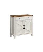 Slickblue Buffet Cabinet, Sideboard Cabinet with Storage and Drawer, with Doors, Height Adjustable Shelf