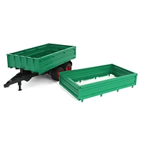 Bruder 1/16 Green Welger Tandem Axle Trailer