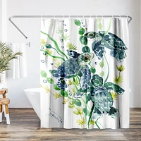 Americanflat 71x74 Coastal Shower Curtain