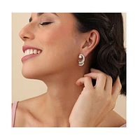 Sohi Women's Twisted Drop Earrings
