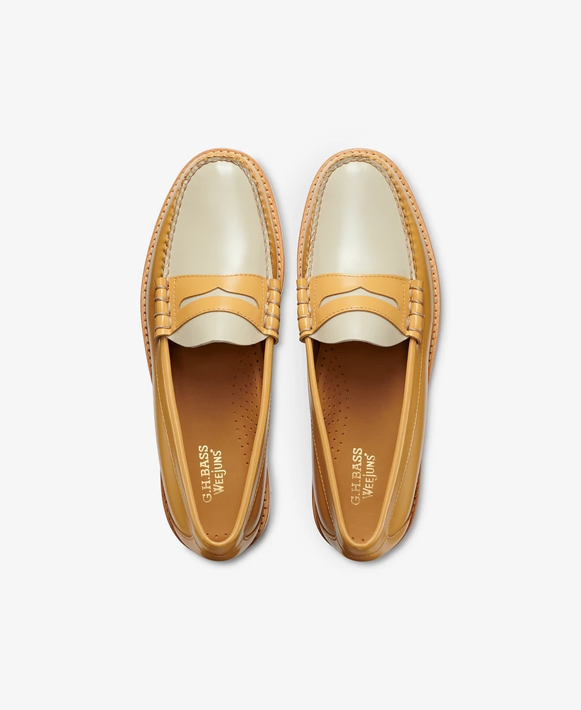 G.h.bass Men's Larson Color Block Weejuns Penny Loafers
