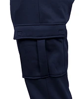 Carol Vee Women's Heavyweight Loose Fit Fleece-Lined Cargo Jogger Pants-4PK