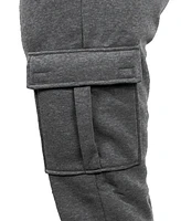 Carol Vee Women's Heavyweight Loose Fit Fleece-Lined Cargo Jogger Pants-4PK