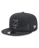 New Era Men's Graphite New York Mets 2024 City Connect 9FIFTY Snapback Hat