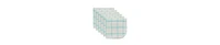 Design Imports Scrubber Dishcloths Collection Windowpane Dishrag Set, 12x12", White/Aqua Stripe, 6 Piece