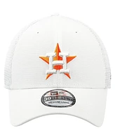 New Era Men's White Houston Astros Neo 39THIRTY Flex Hat