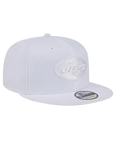 New Era Men's New York Jets Main White on White 9FIFTY Snapback Hat