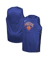 Nike Big Boys and Girls Blue New York Knicks Courtside Starting Five Team Jersey