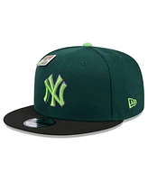 New Era Men's Green/Black New York Yankees Sour Apple Big League Chew Flavor Pack 9FIFTY Snapback Hat