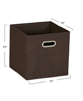 Household Essentials 6 ct Open Fabric Cube Storage Bins