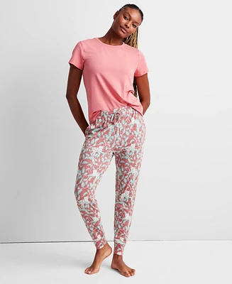 State of Day Printed Jogger Pajama Pants Xs-3X, Created for Macy's