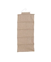 Household Essentials 10-Pocket Hanging Shoe Organizer Side-by-Side