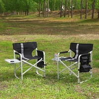 3-Piece Folding Table & Chairs Set for Outdoor Use