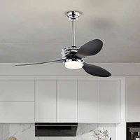 Streamdale Furniture Modern 52" Ceiling Fan with Lights & Remote