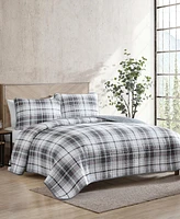 Eddie Bauer Alder Plaid Reversible 3 Piece Quilt Set, King