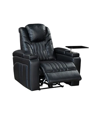 Simplie Fun Power Recliner with Adjustable Headrest and Charging Options