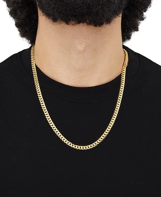 Italian Gold Miami Cuban Link 24" Chain Necklace (6mm) in 10k Gold