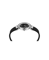 Plein Sport Women's Supernova Two Hand Quartz Black Silicone 34MM