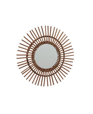 Household Essentials Decorative Wall Mirror Pinwheel Design