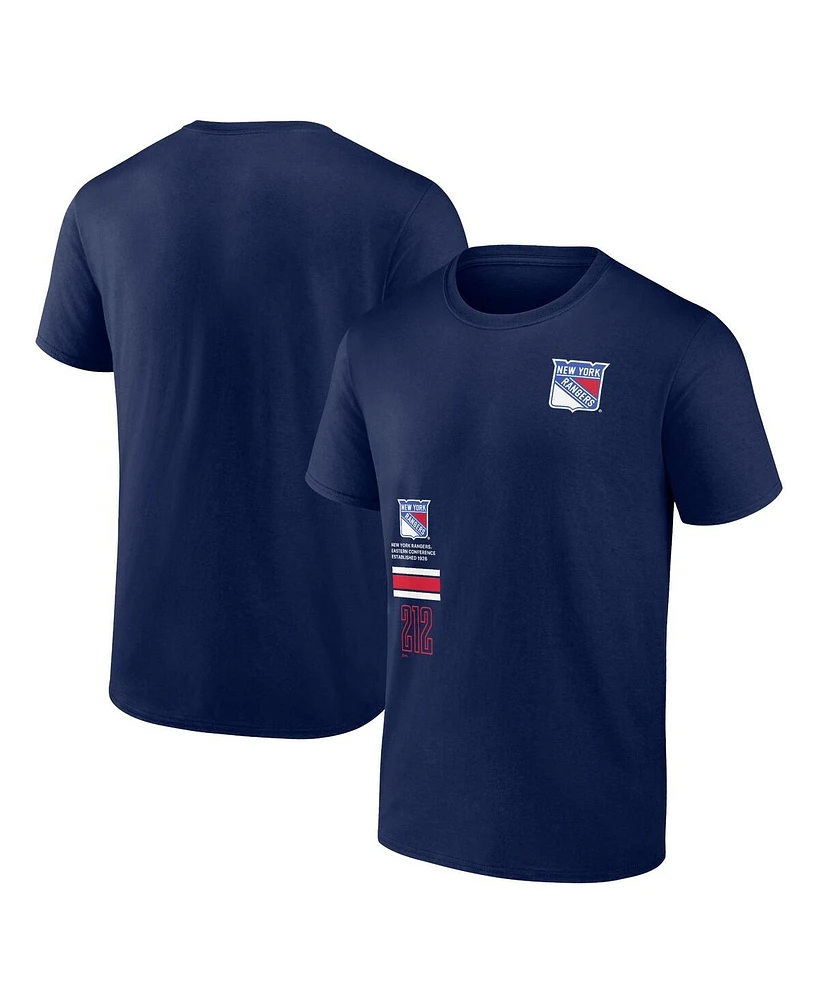 Fanatics Men's Navy New York Rangers Represent T-Shirt