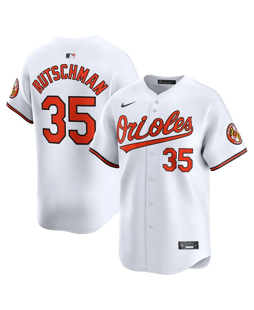 Nike Big Boys and Girls Adley Rutschman White Baltimore Orioles Home Limited Player Jersey