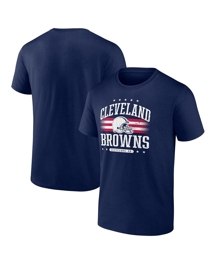 Fanatics Men's Navy Cleveland Browns Americana T-Shirt