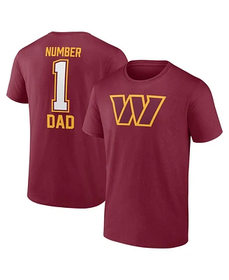 Fanatics Men's Burgundy Washington Commanders Father's Day T-Shirt