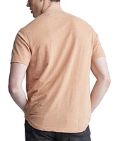 Buffalo David Bitton Men's Kadya Relaxed-Fit Heathered Short Sleeve Henley Shirt