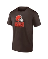 Fanatics Men's Brown Cleveland Browns Team Lockup T-Shirt