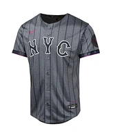 Nike Boys and Girls Graphite New York Mets 2024 City Connect Limited Jersey