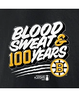 Fanatics Men's Black Boston Bruins 2024 Stanley Cup Playoffs Slogan T-Shirt