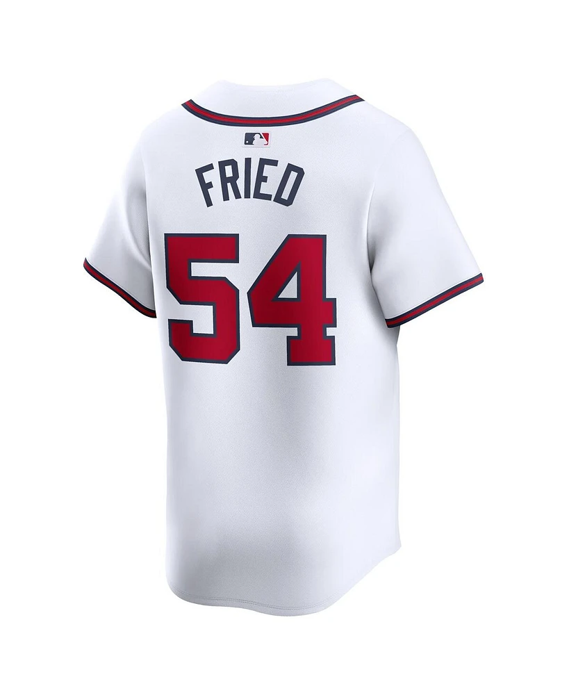 Nike Men's Max Fried White Atlanta Braves Home Limited Player Jersey