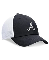 Nike Men's Navy Atlanta Braves Evergreen Club Trucker Adjustable Hat